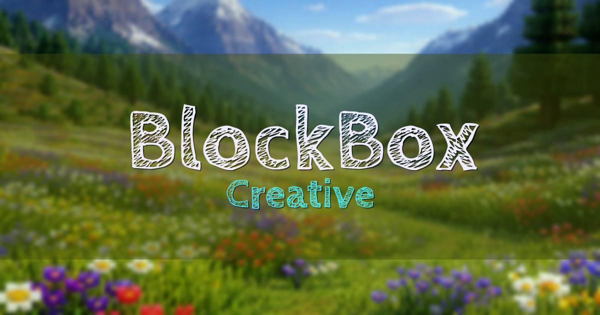 BlockBox Creative Minecraft server
