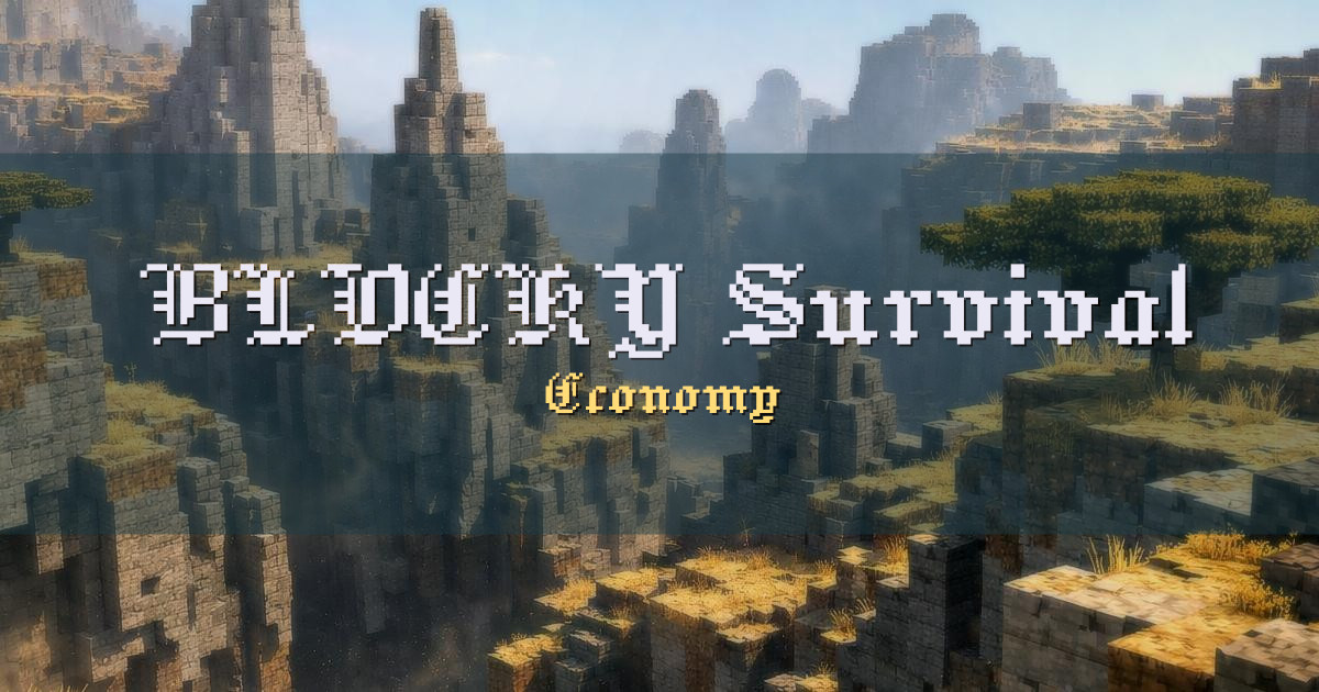 BLOCKY Survival Economy Minecraft server