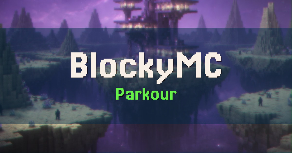 BlockyMC Parkour Minecraft server