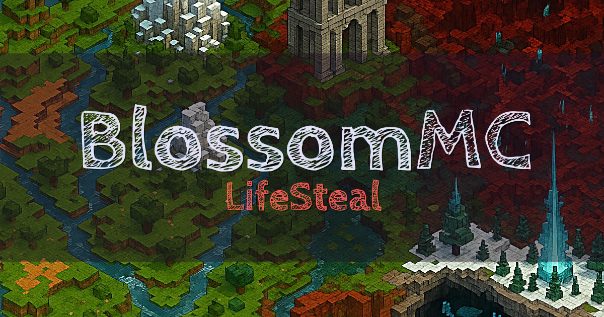 BlossomMC LifeSteal Minecraft server