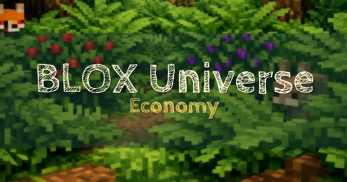BLOX Universe Economy Minecraft server