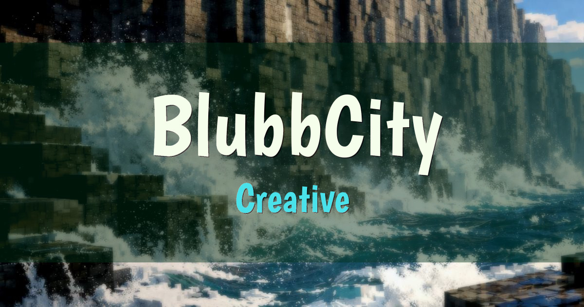 BlubbCity Creative Minecraft server