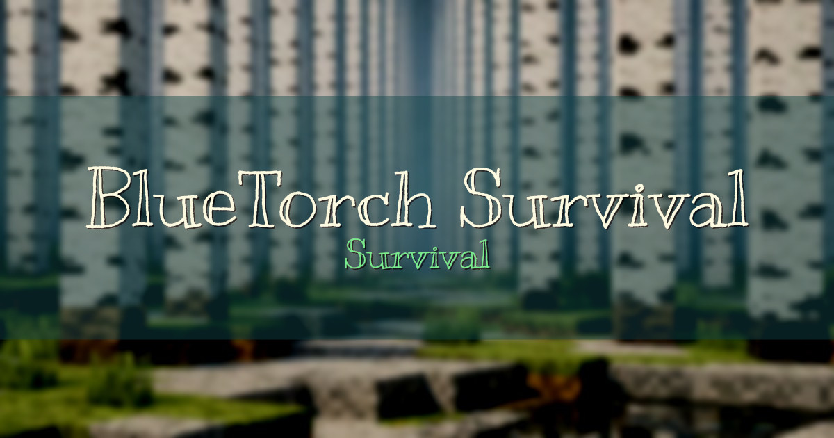 BlueTorch Survival Minecraft server