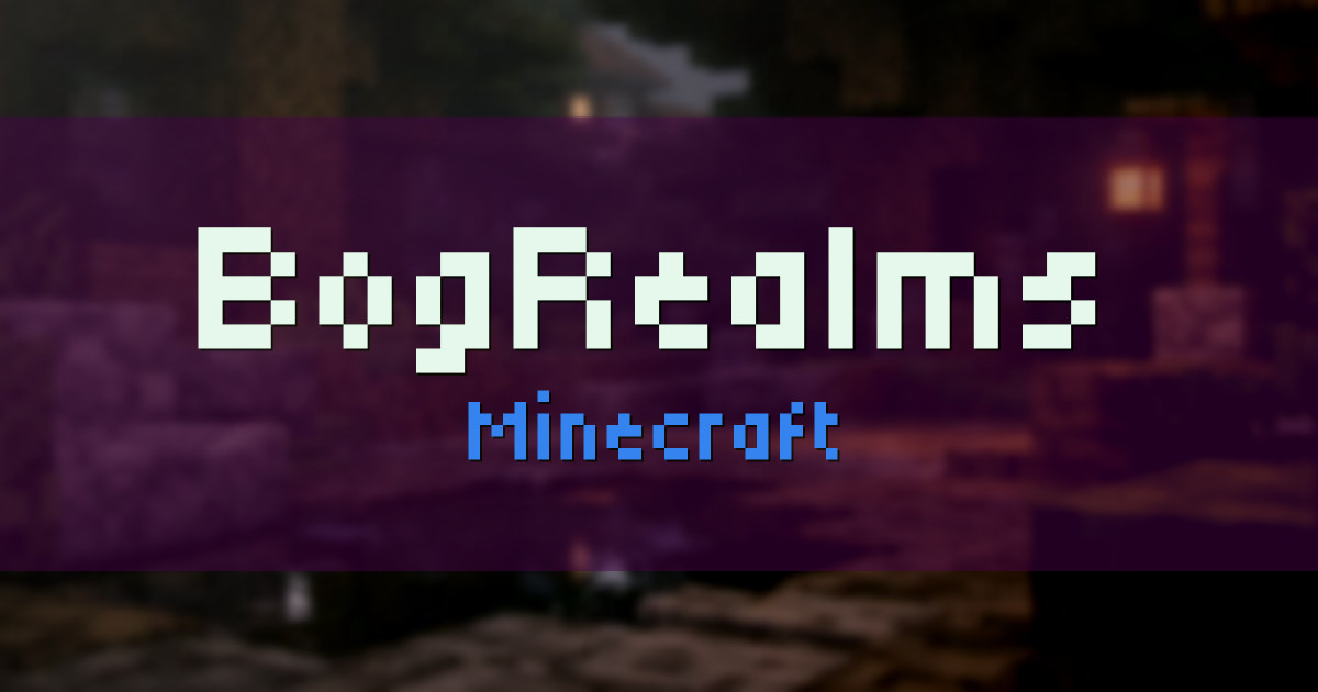 BogRealms Minecraft server