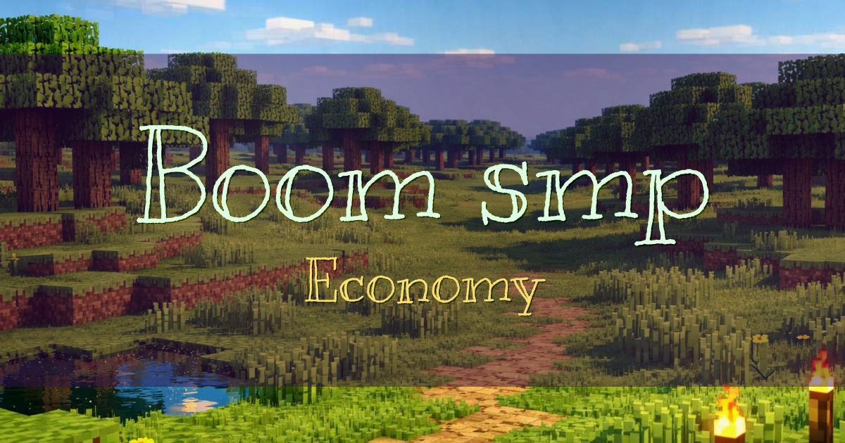 Boom smp Economy Minecraft server