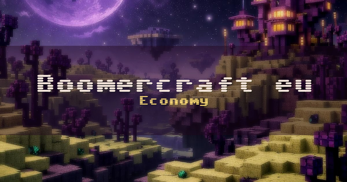 Boomercraft.eu Economy Minecraft server
