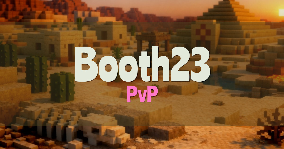 Booth23 PvP Minecraft server