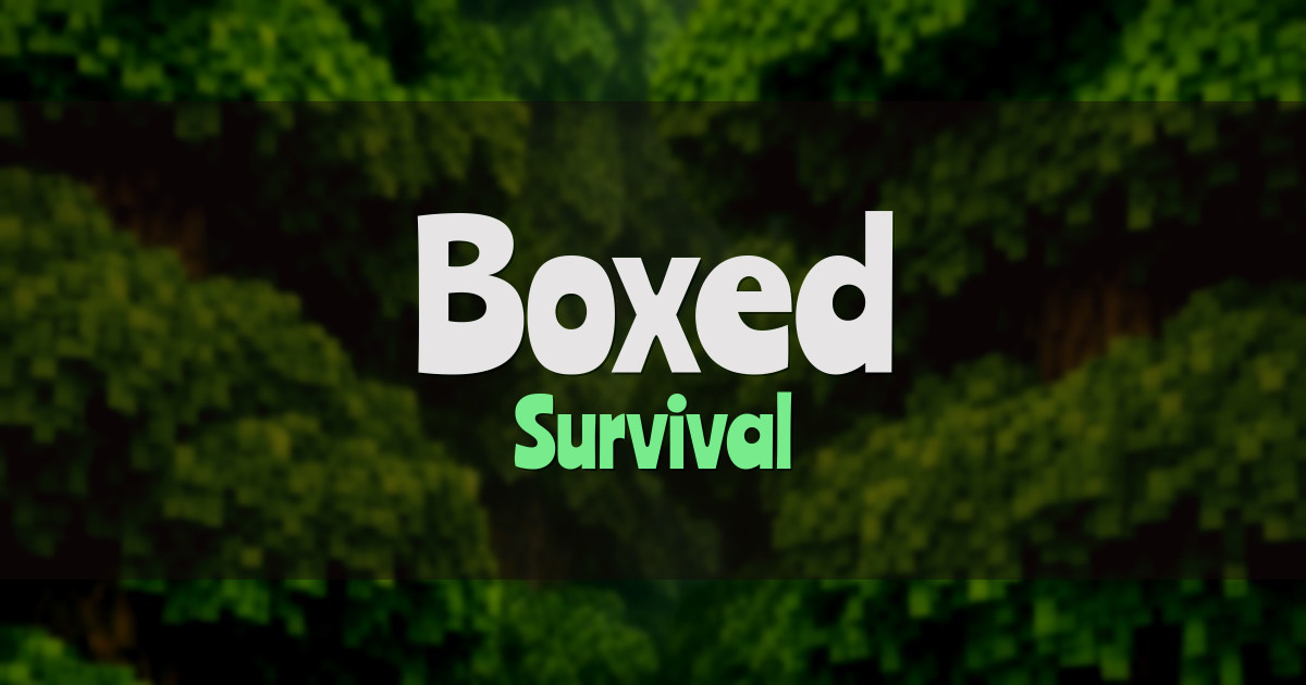 Boxed Survival Minecraft server