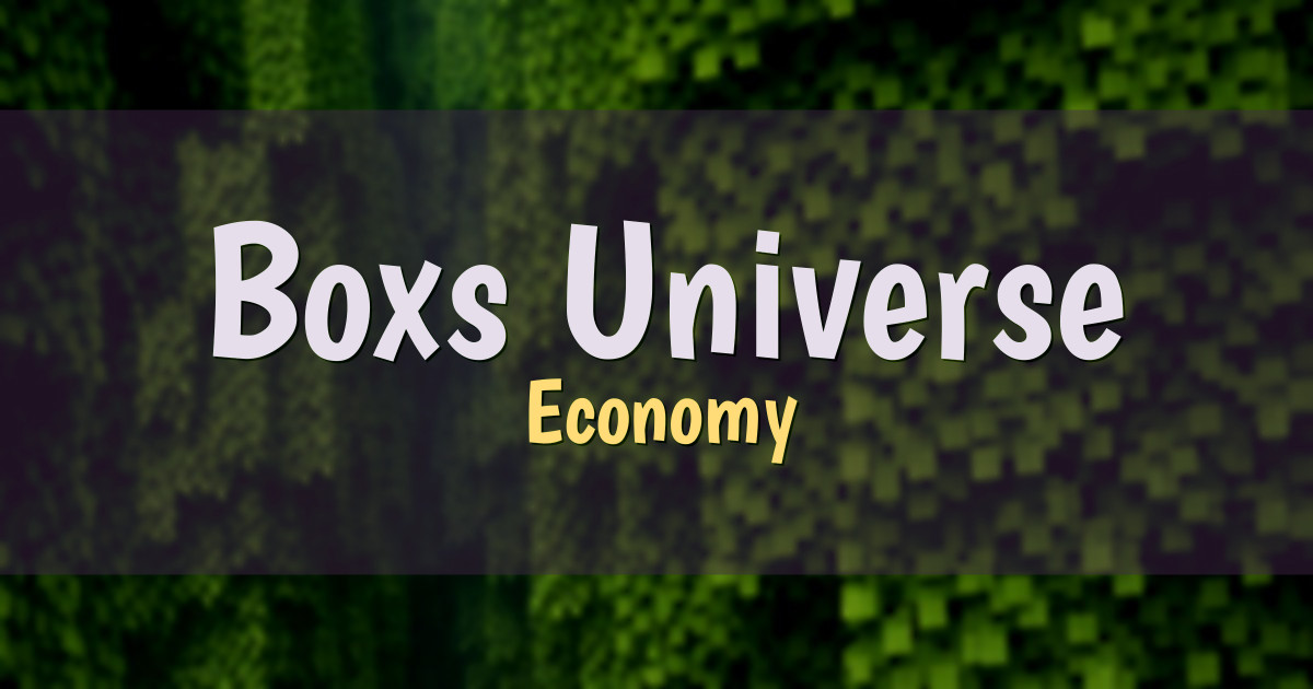 Boxs Universe Economy Minecraft server
