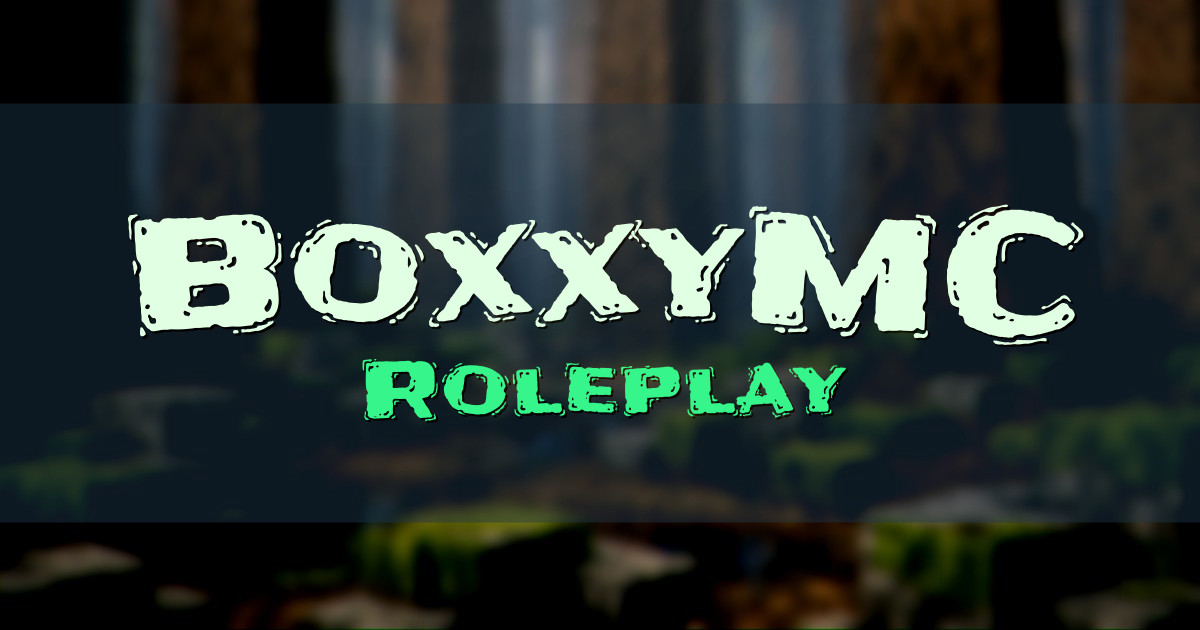 BoxxyMC Roleplay Minecraft server