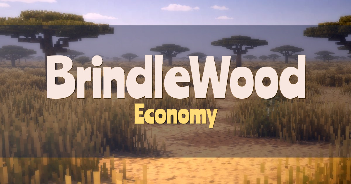 BrindleWood Economy Minecraft server