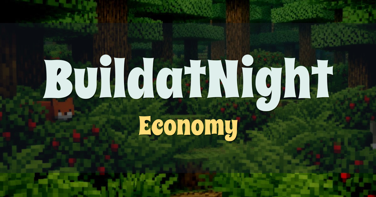 BuildatNight Economy Minecraft server