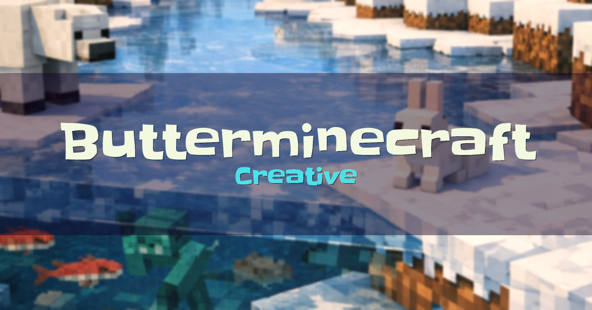 Butterminecraft Creative Minecraft server