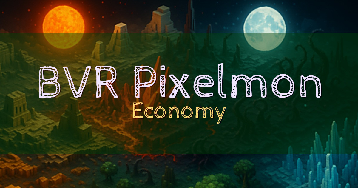 BVR Pixelmon Economy Minecraft server