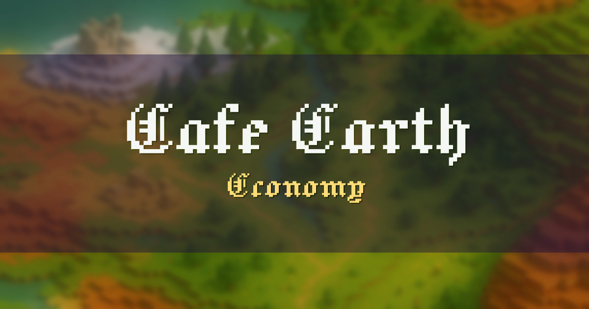 Cafe Earth Economy Minecraft server
