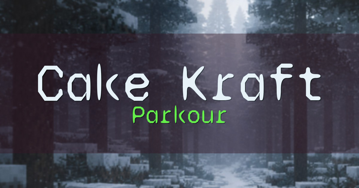 Cake Kraft Parkour Minecraft server