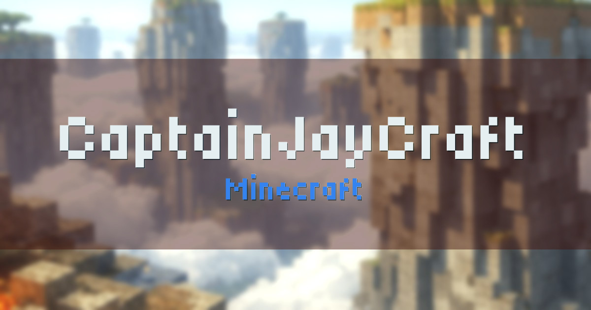 CaptainJayCraft Minecraft server