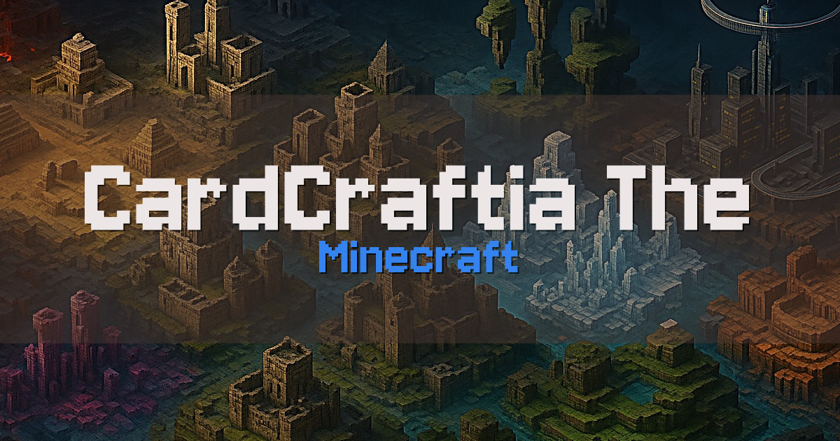 CardCraftia The Minecraft Card Game Minecraft server