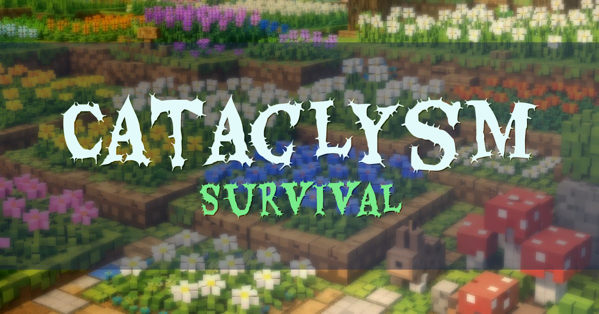 Cataclysm Survival Minecraft server