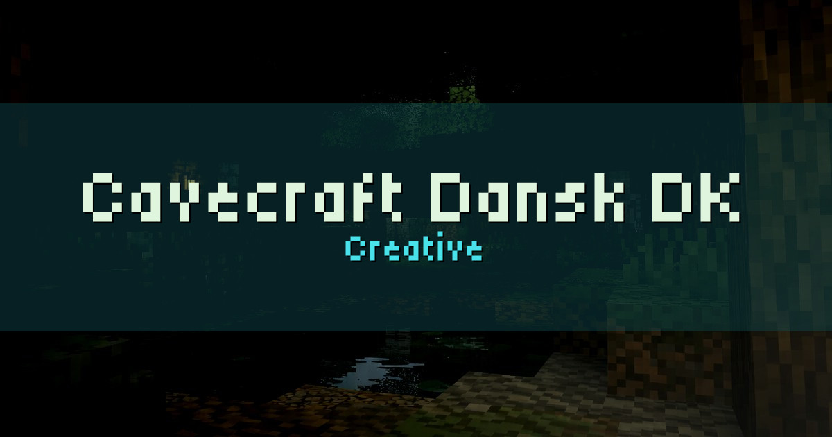 Cavecraft Dansk DK Creative Minecraft server