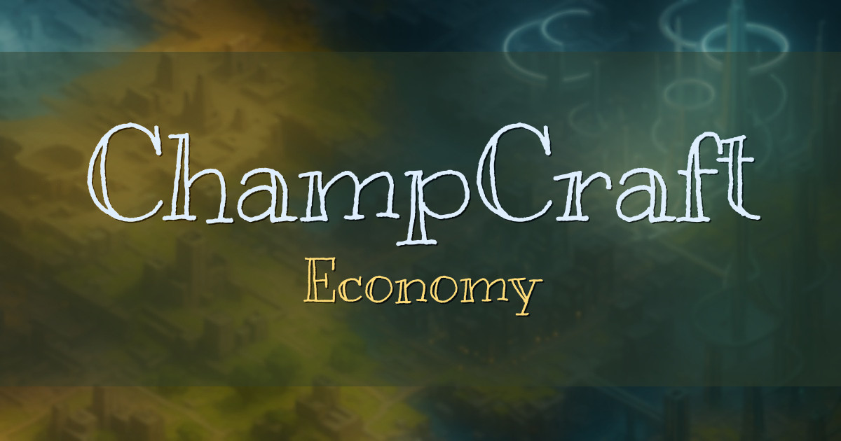 ChampCraft Economy Minecraft server