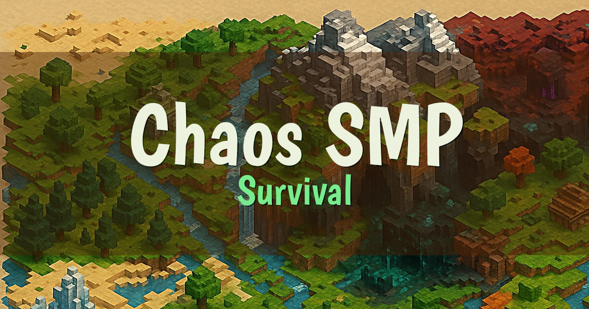 Chaos SMP Survival Minecraft server