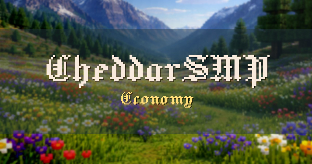 CheddarSMP Economy Minecraft server