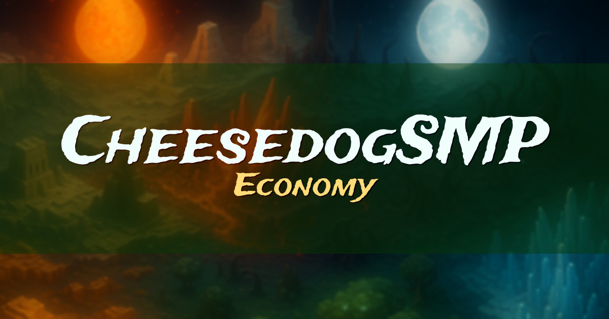 CheesedogSMP Economy Minecraft server