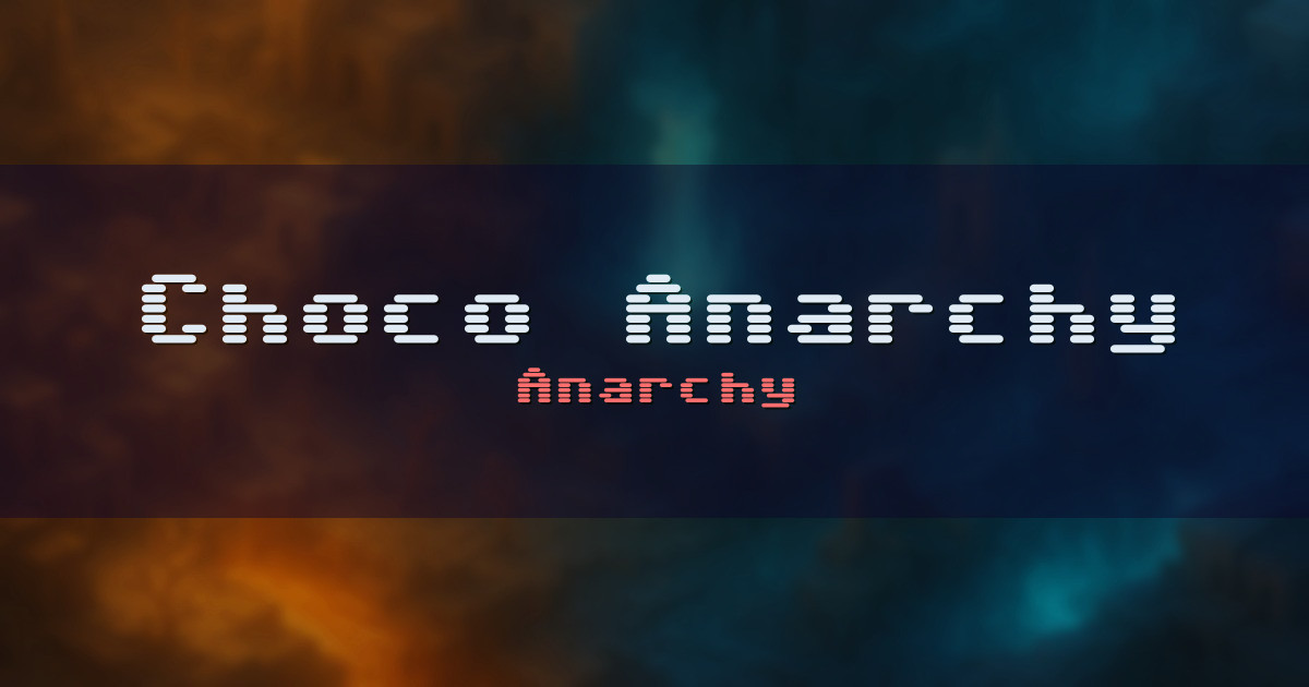 Choco Anarchy PvP Minecraft server