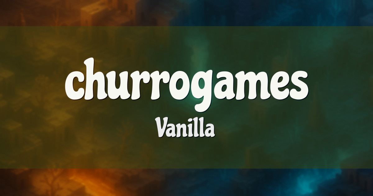 churrogames Vanilla Minecraft server
