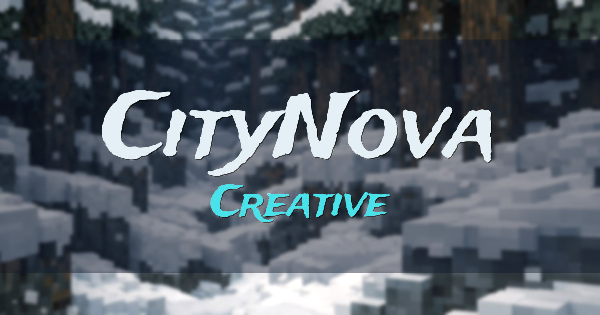 CityNova Creative Minecraft server