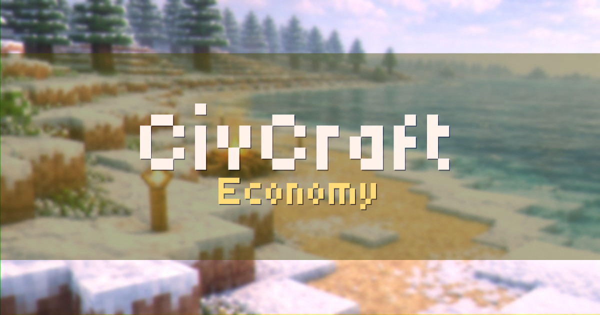 CivCraft Economy Minecraft server