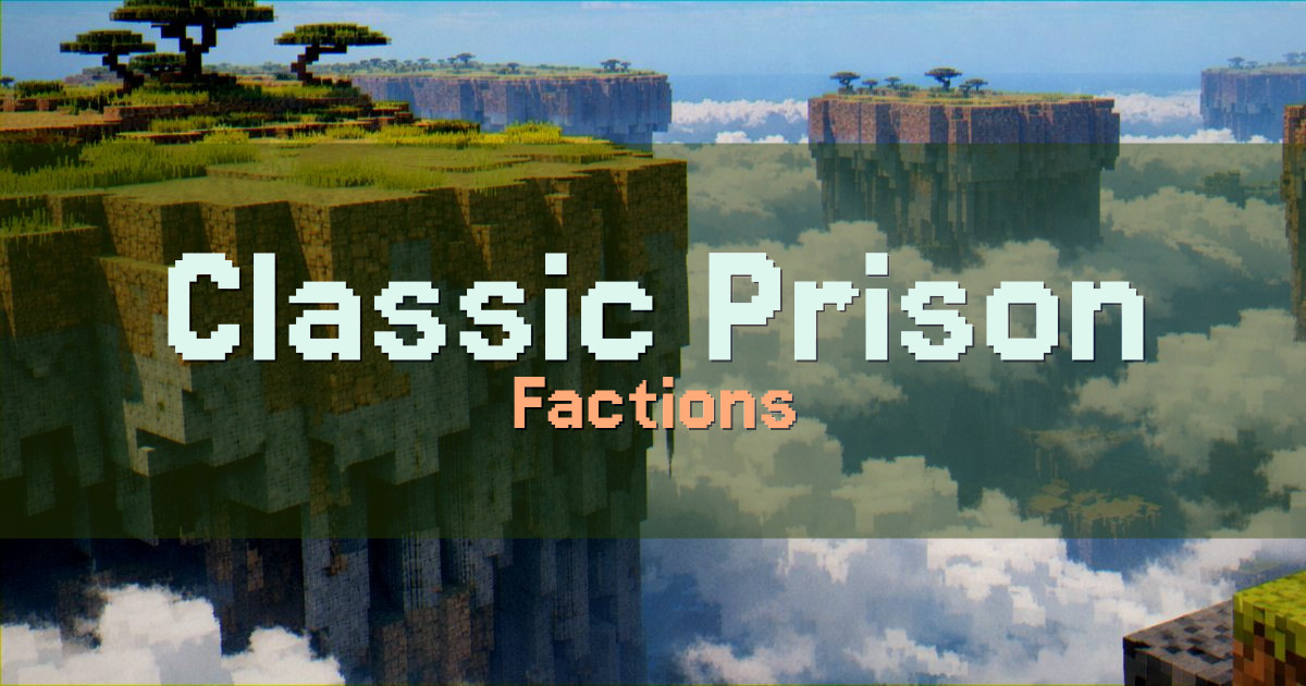 Classic Prison Factions Minecraft server