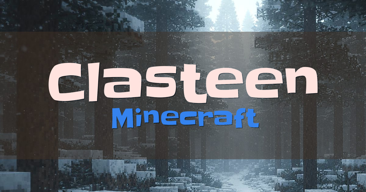 Clasteen Minecraft server