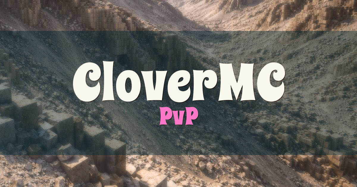 CloverMC PvP Minecraft server