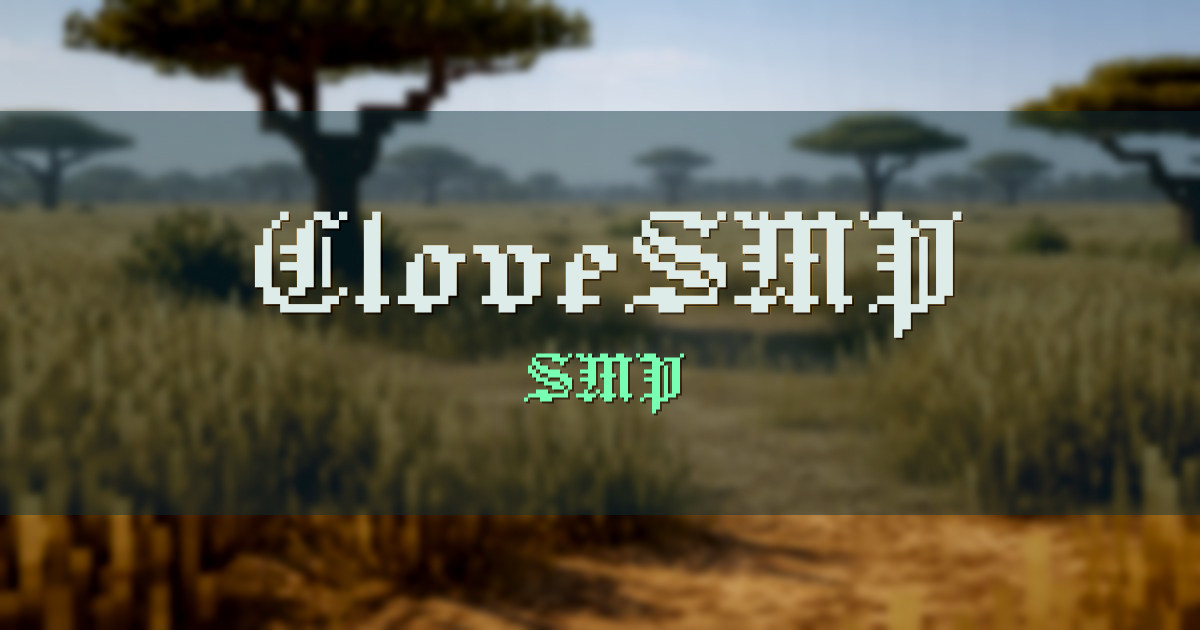 CloveSMP Survival Minecraft server