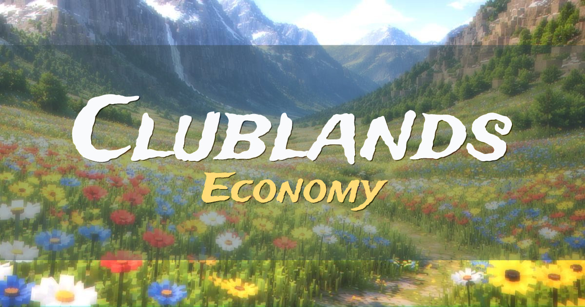 Clublands Economy Minecraft server