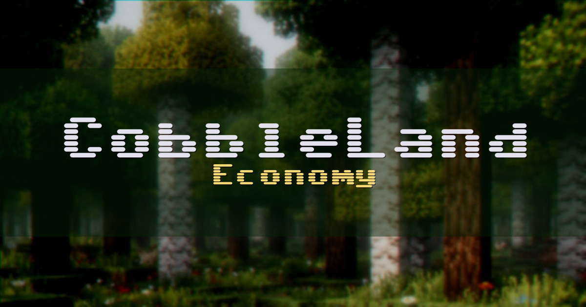 CobbleLand Economy Minecraft server