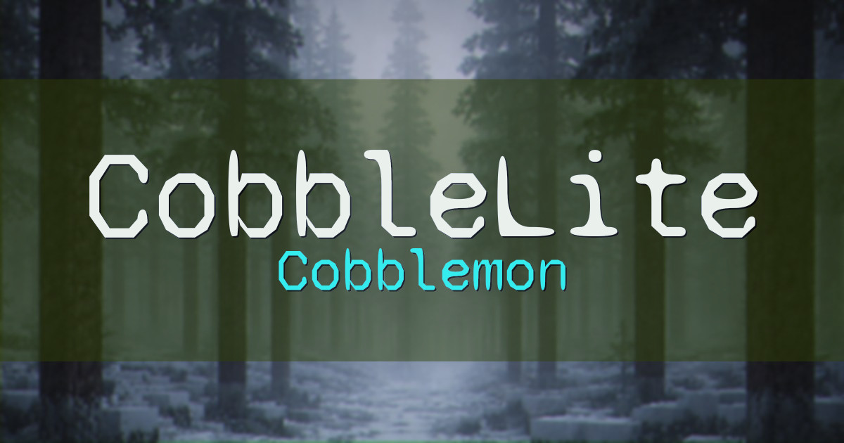 CobbleLite Cobblemon Minecraft server