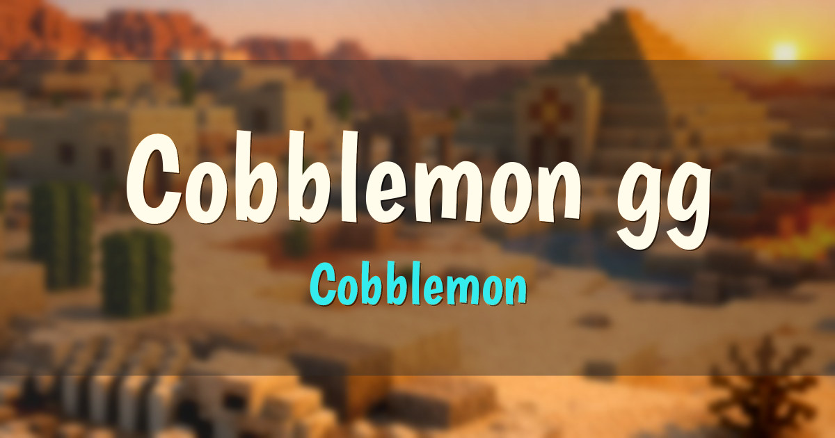 Cobblemon.gg Economy Minecraft server