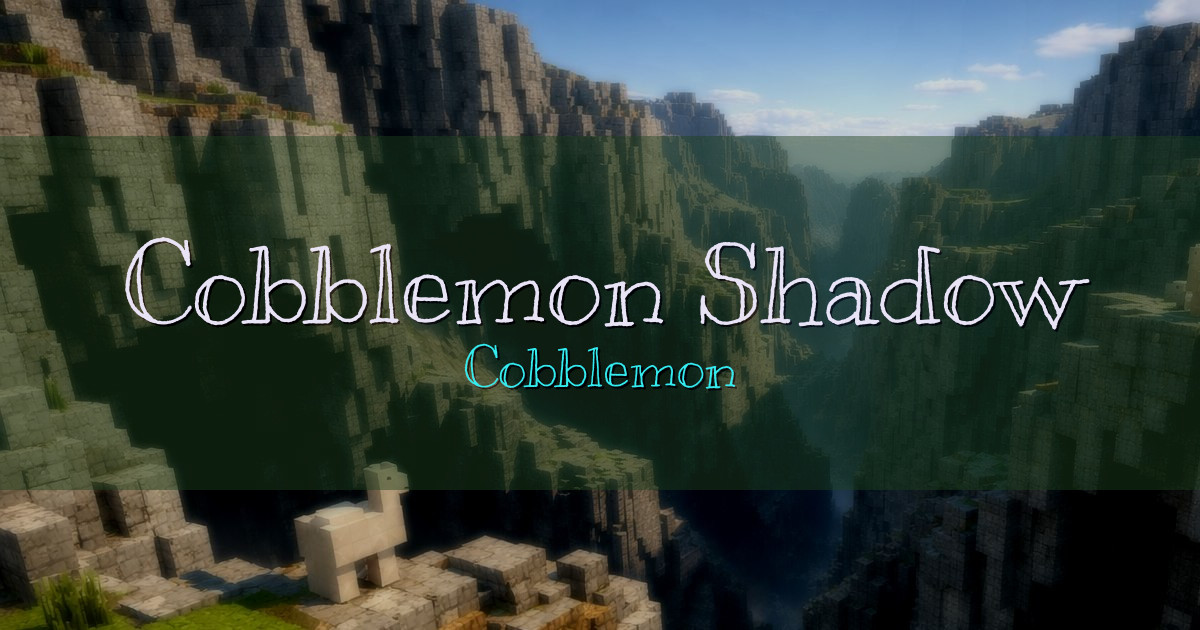Cobblemon Shadow Economy Minecraft server