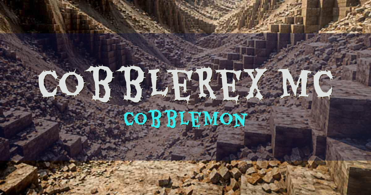CobbleRex MC Cobblemon Minecraft server