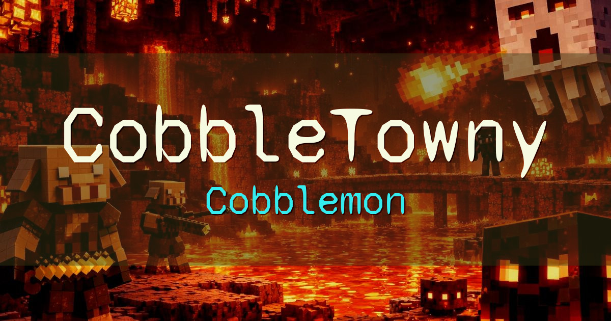 CobbleTowny Cobblemon Minecraft server