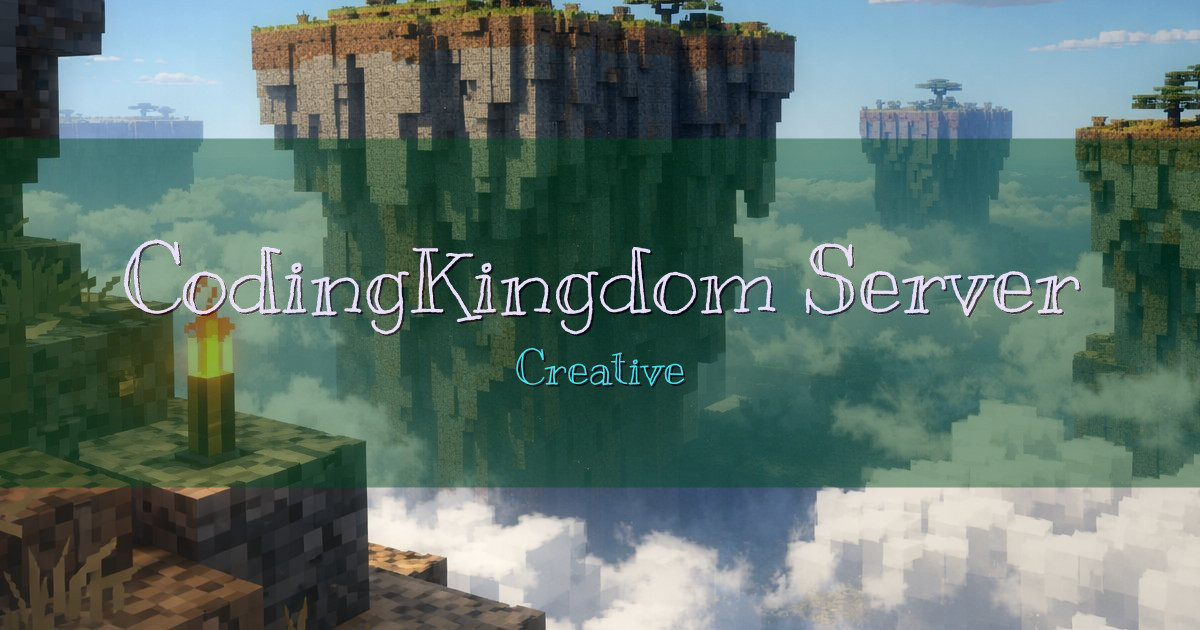 CodingKingdom Server Creative Minecraft server