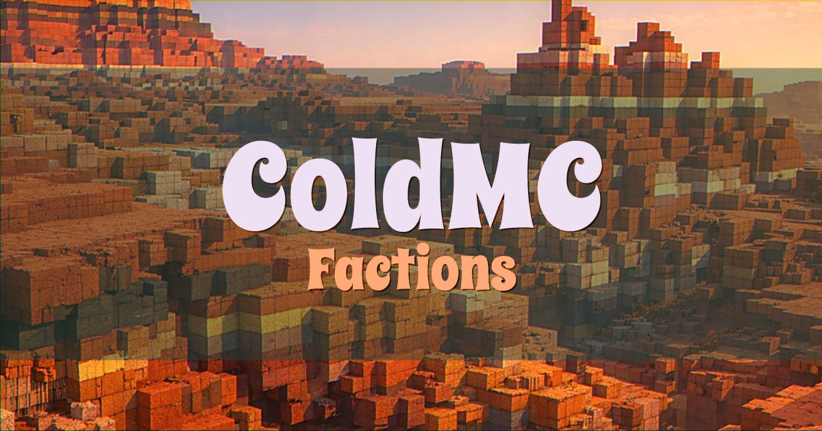 ColdMC Factions Minecraft server