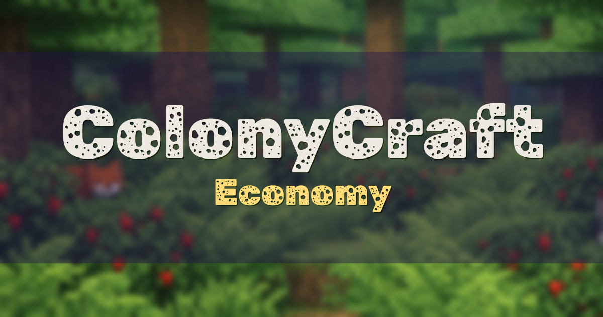 ColonyCraft Economy Minecraft server