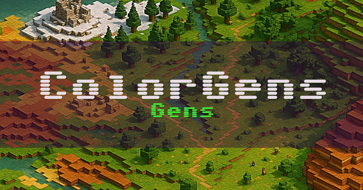 ColorGens RPG Minecraft server