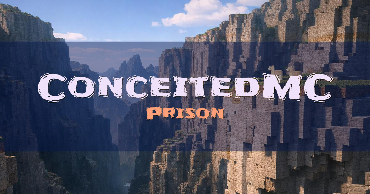 ConceitedMC Prison Minecraft server