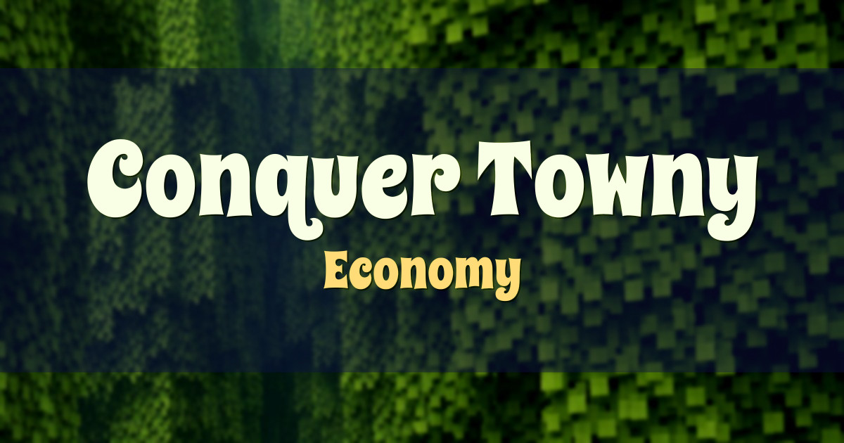 Conquer Towny Economy Minecraft server