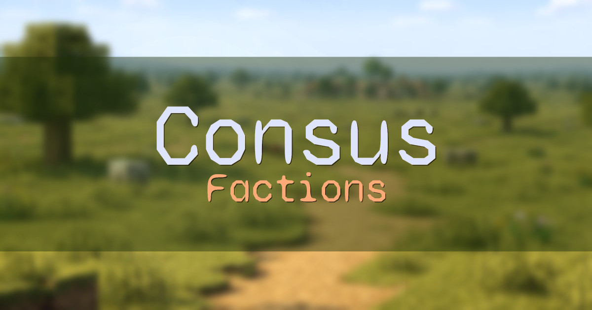 Consus Factions Minecraft server